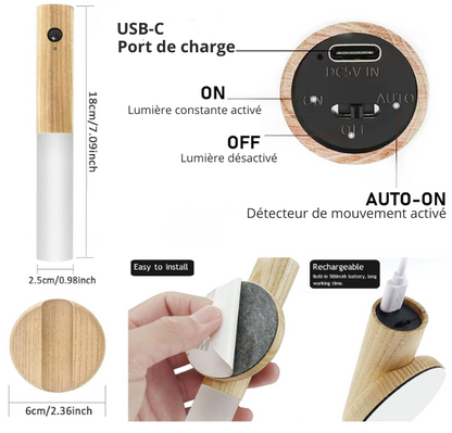 Rechargeable LED Magnetic Wall Light 